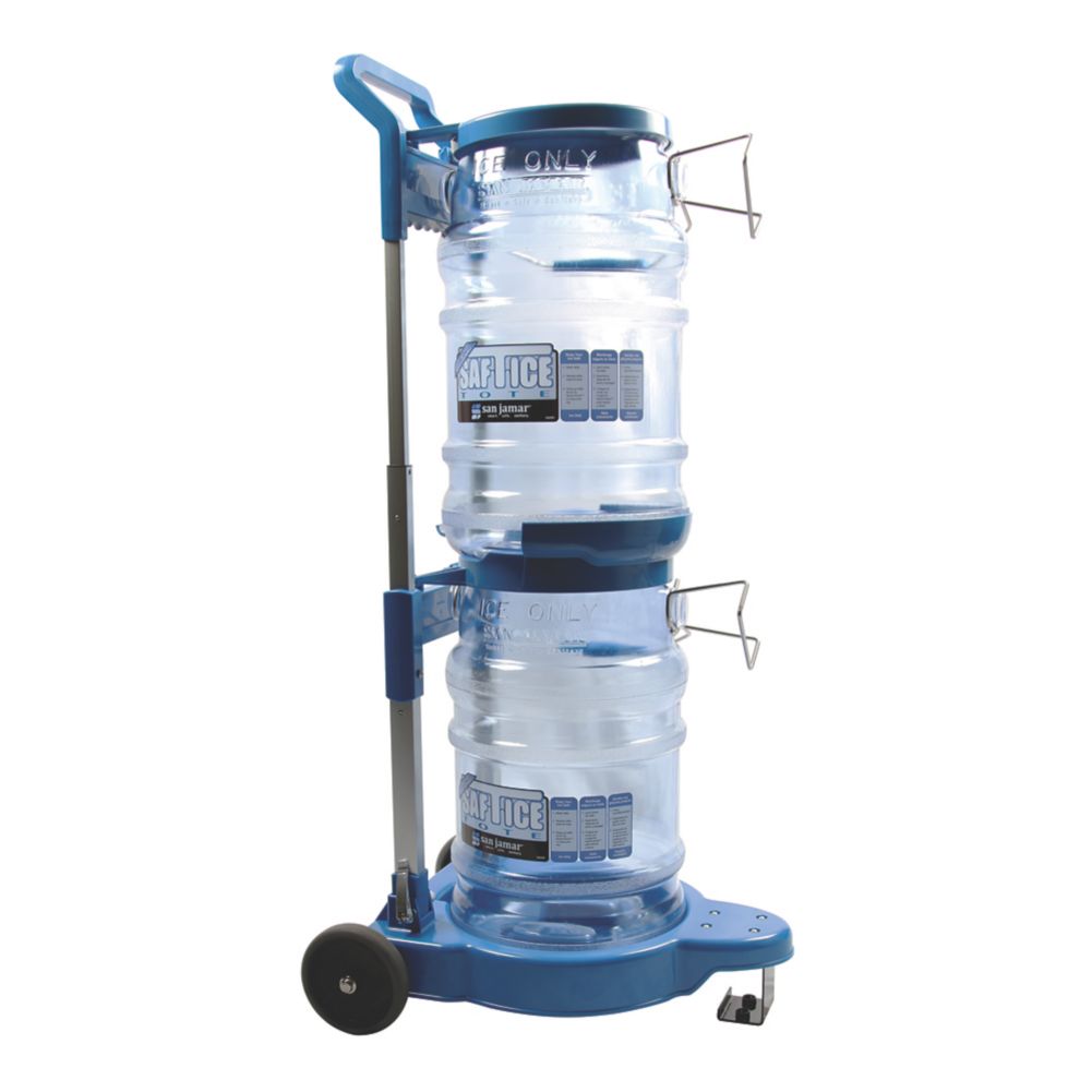 San Jamar SICART60 Saf-T-Ice® Cart For 2 SI6000 Saf-T-Ice Totes