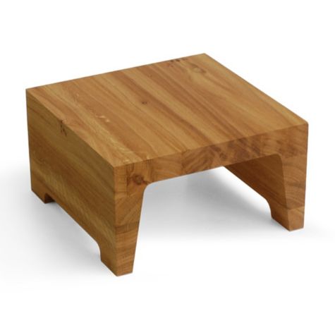 Craster BO_BB006 Oak Tall Grande Patisserie Riser | Wasserstrom