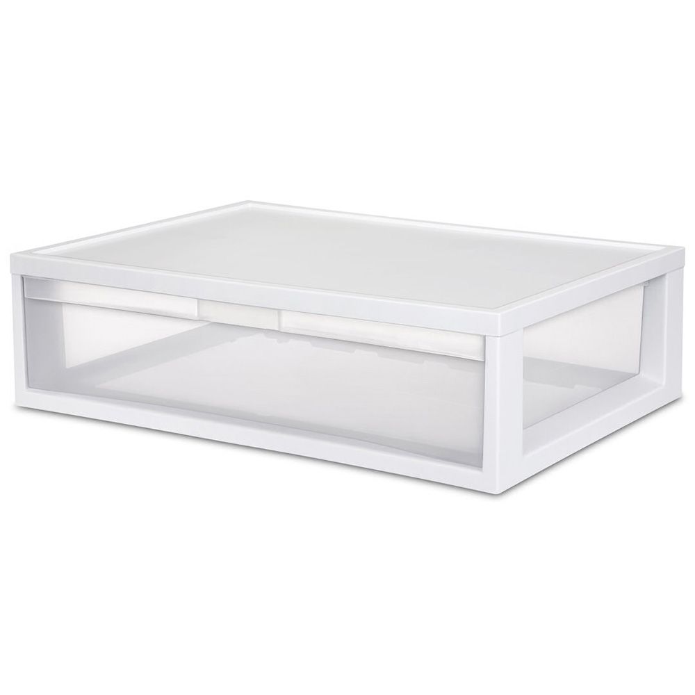 Sterilite® 23708004 Modular 17" x 24" x 7" Plastic Drawer Wasserstrom
