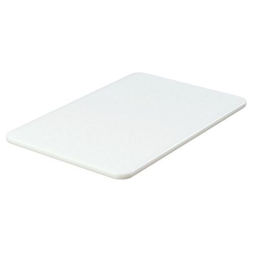 San Jamar CCBQ10A15AN02 White 10" x 15" x 1" Cutting Board