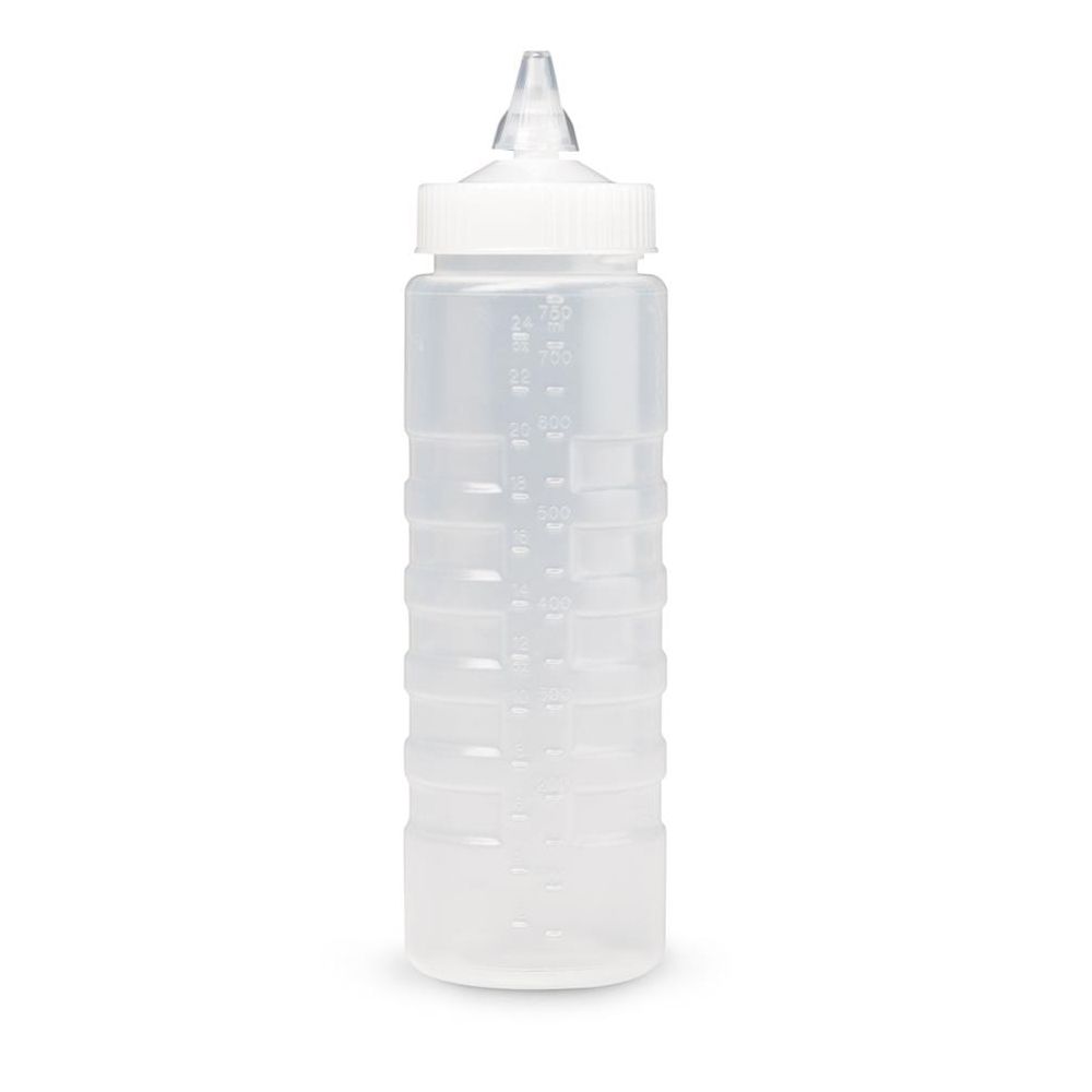 Traex 5124-13 Clear Wide Mouth 24 Ounce Squeeze Bottle