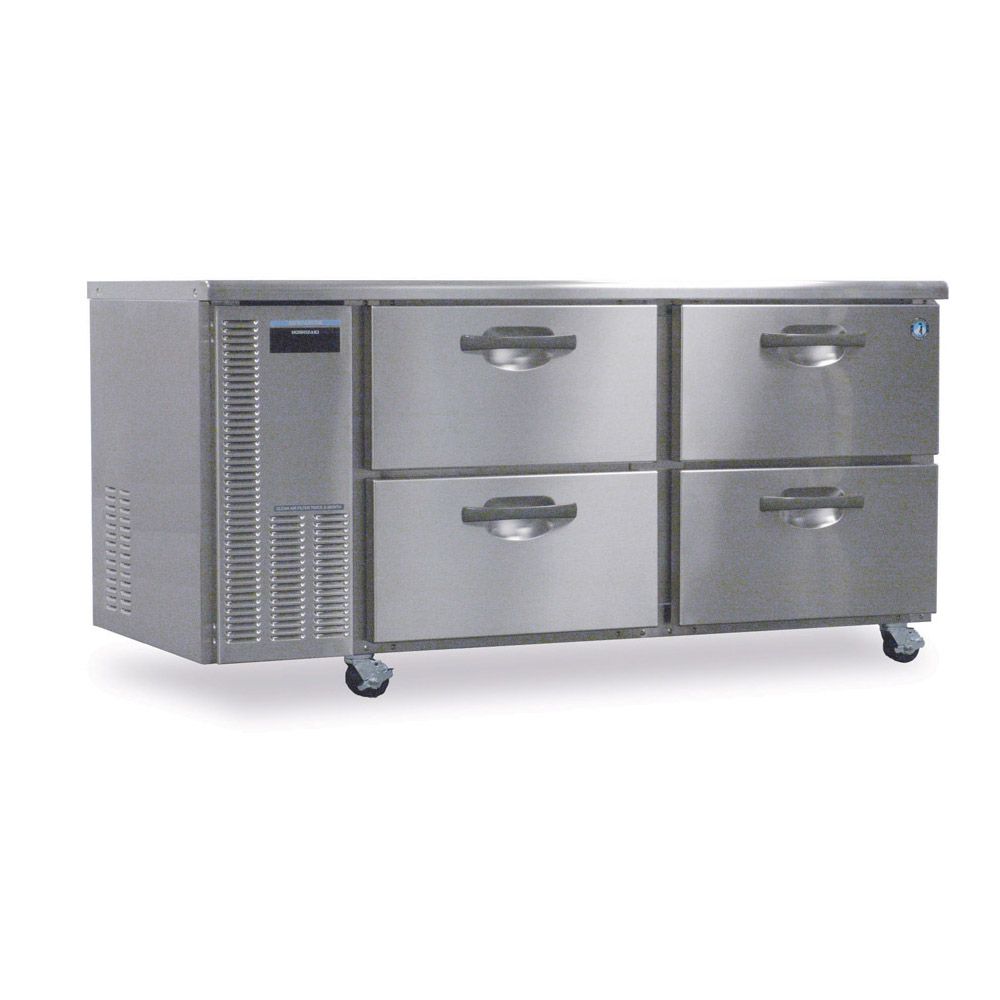 Hoshizaki HWF68AD 68" 2Section Worktop Freezer with Drawers Wasserstrom