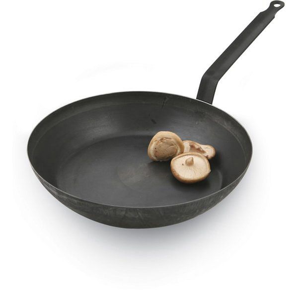 Paderno® A4171624 Black Steel 9.5" Frying Pan