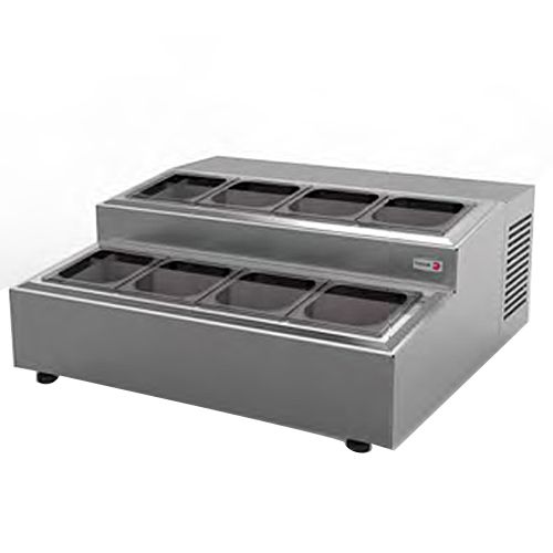 Fagor Commercial CPR8 (8) Pan 6" Deep Refrigerated Countertop Rail