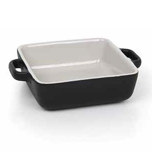 Foh Dbo138bkc23 Kiln 14 Ounce Black Square Ovenware Dish 12 Cs Wasserstrom