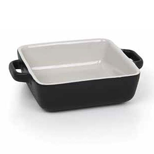 Foh Dbo138bkc23 Kiln 14 Ounce Black Square Ovenware Dish 12 Cs Wasserstrom