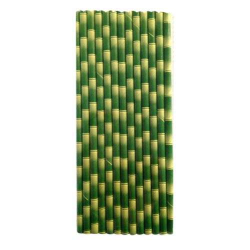 Restaurantware RWA0011 Bamboo Paper Straw - 100 / BX