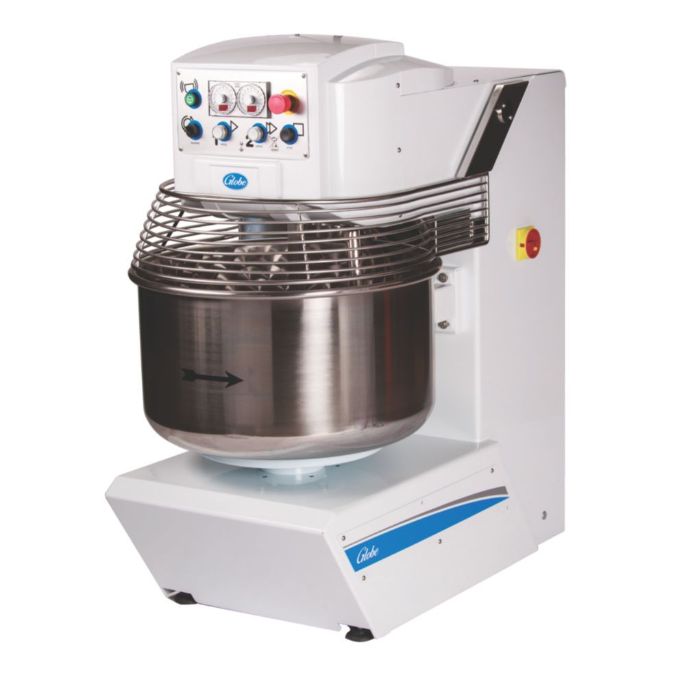 Globe Food Equipment GSM130 208V / 130 Lb. Spiral Floor Mixer Wasserstrom