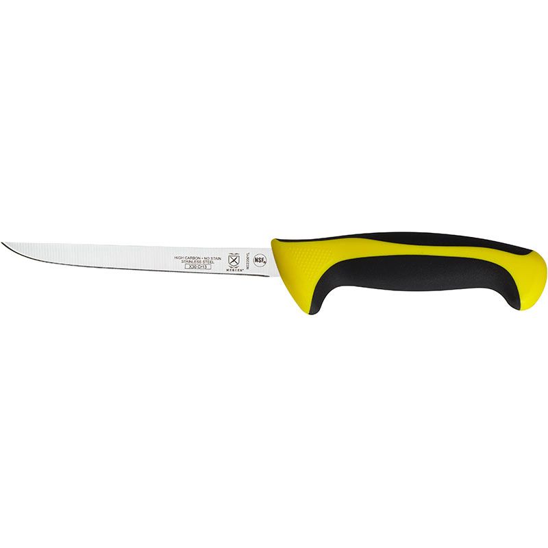 Mercer Culinary M22206YL Millennia 6" Narrow Yellow Boning Knife
