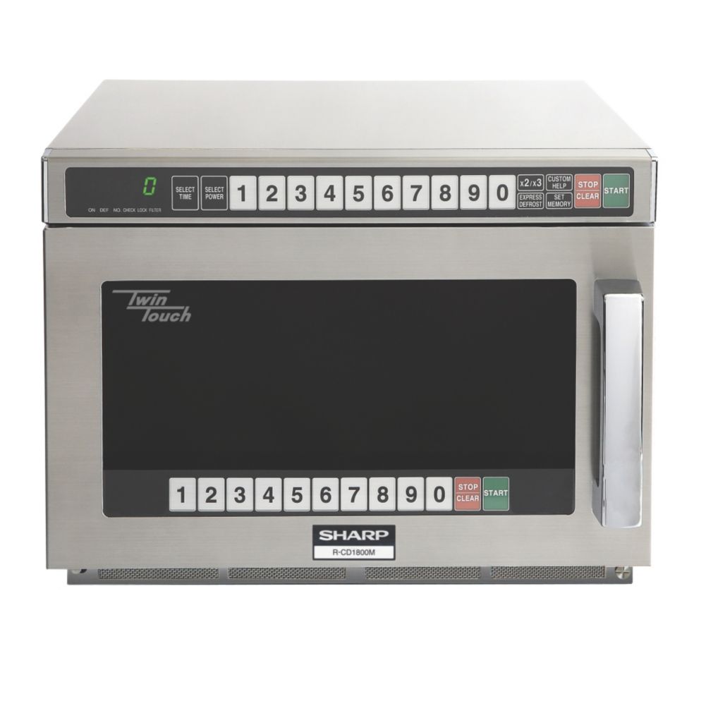 Sharp R-CD1800M TwinTouch™ 1800W Commercial Microwave