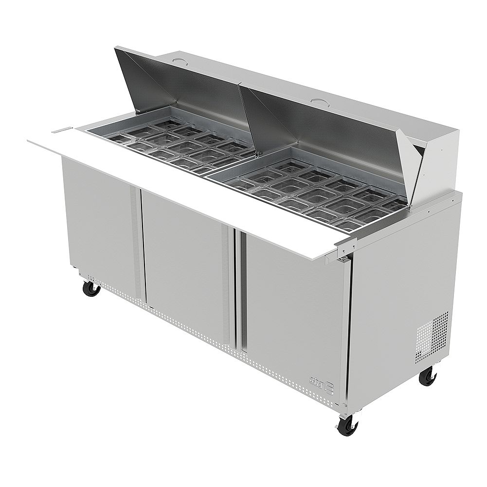 Darling Food Service 3Door 30 Pan Mega Top Sandwich Prep Table