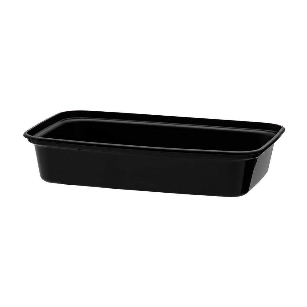 Cube Plastics CR815BB Microwavable Black 16 Oz Container 300 / CS