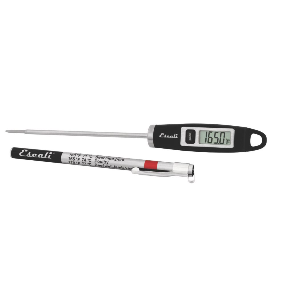 Escali DH1 Black Gourmet Digital Thermometer Wasserstrom