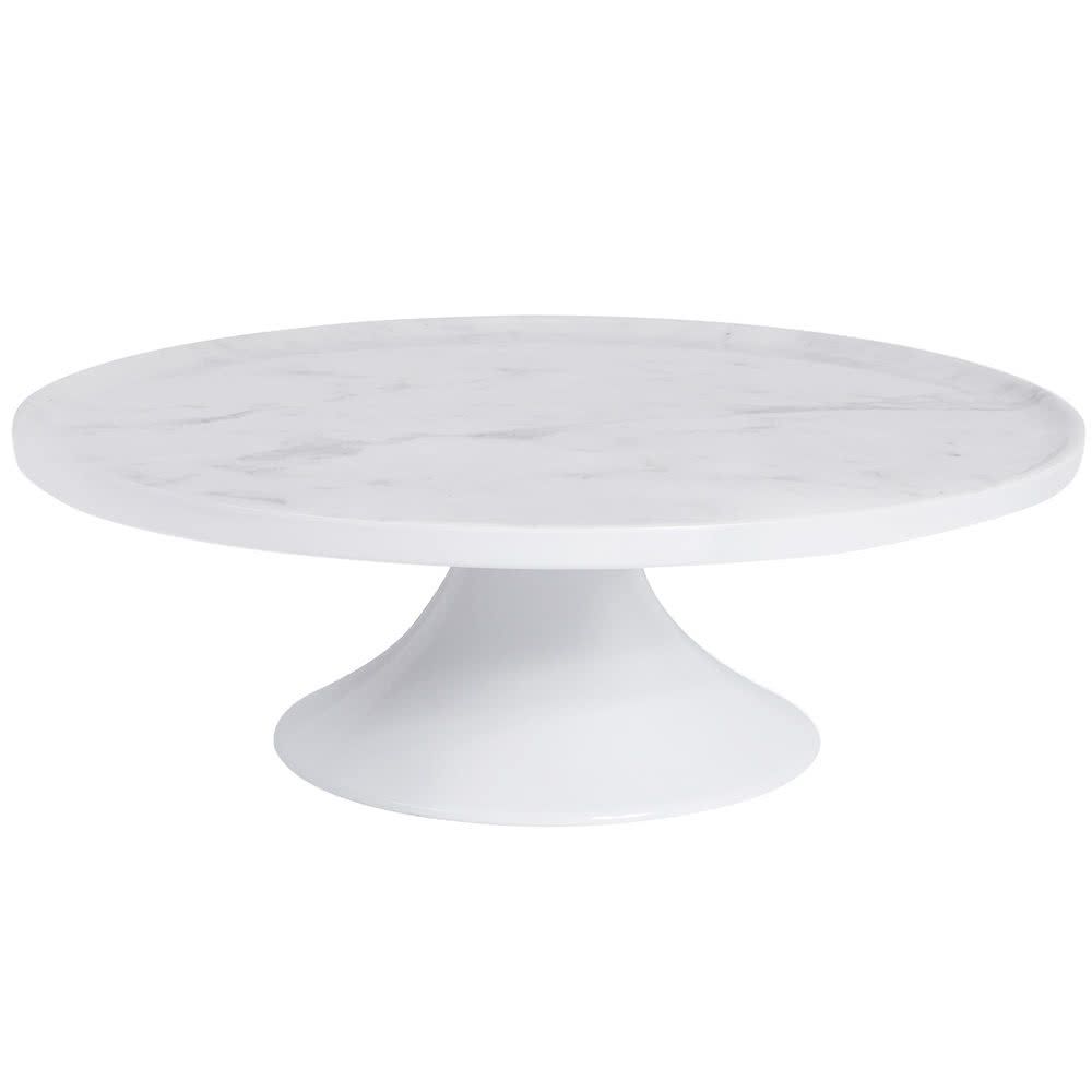 EGS M12RPKT-C Sierra Faux Carrara Marble 12 x 4"H Plate Stand