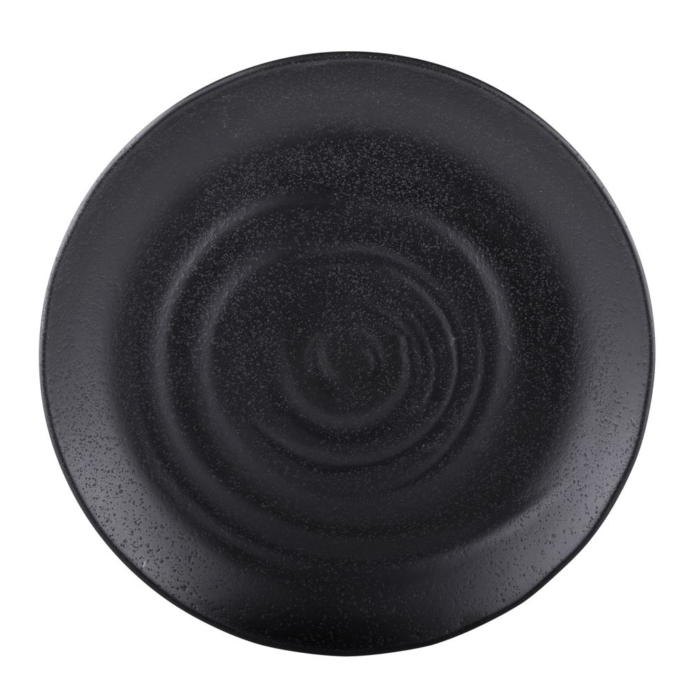Elite Global Solutions JW7010-B Zen Black 10" Plate - 6 / CS
