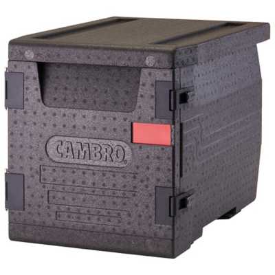 Cambro EPP300110 Black Front Loading Cam GoBox Catering Box