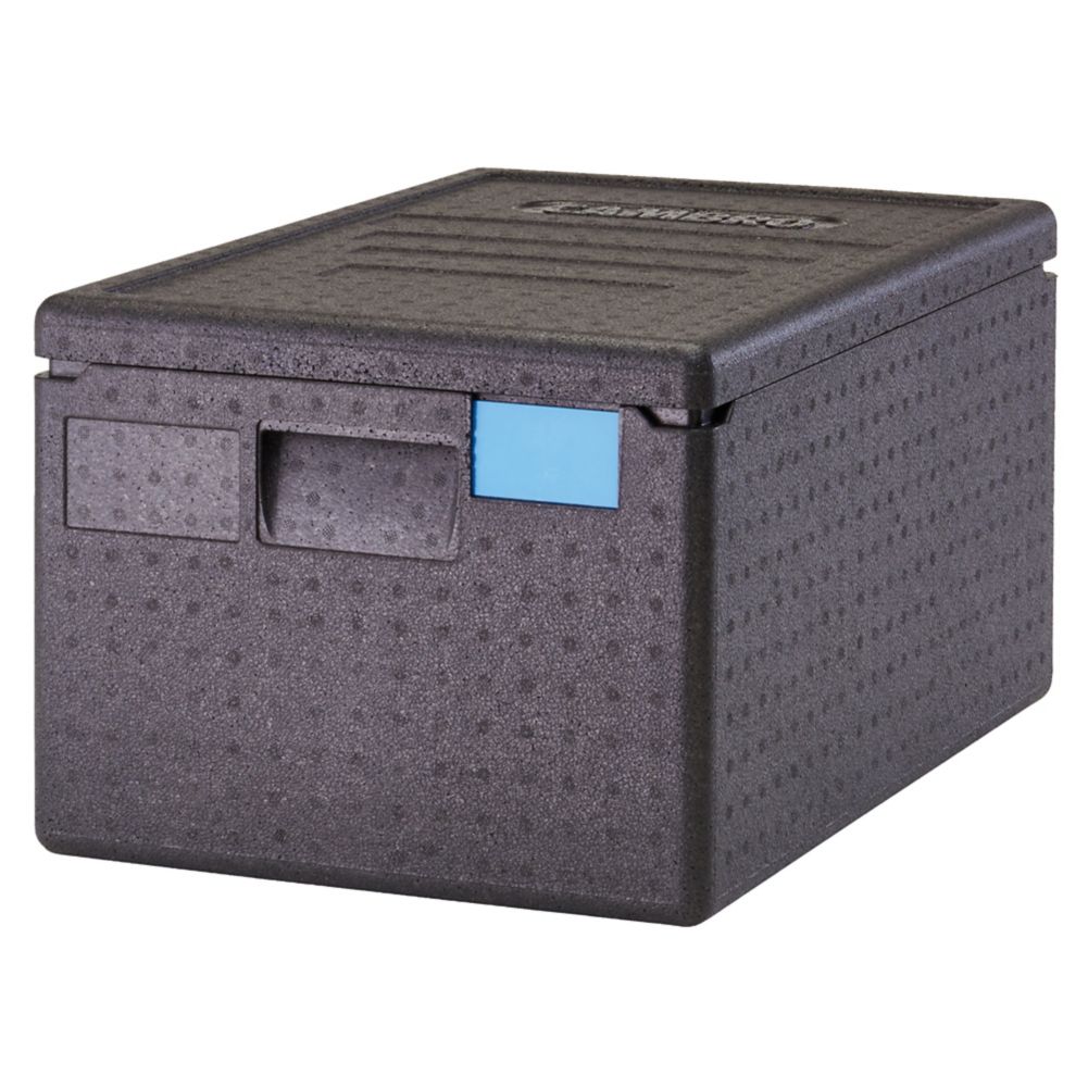 Cambro EPP180SW110 Black Top Loading Cam GoBox™ Catering Box Wasserstrom