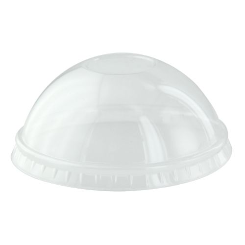 PackNWood 210GKL90D Clear Dome Lid without Hole for Cups - 1000 / CS
