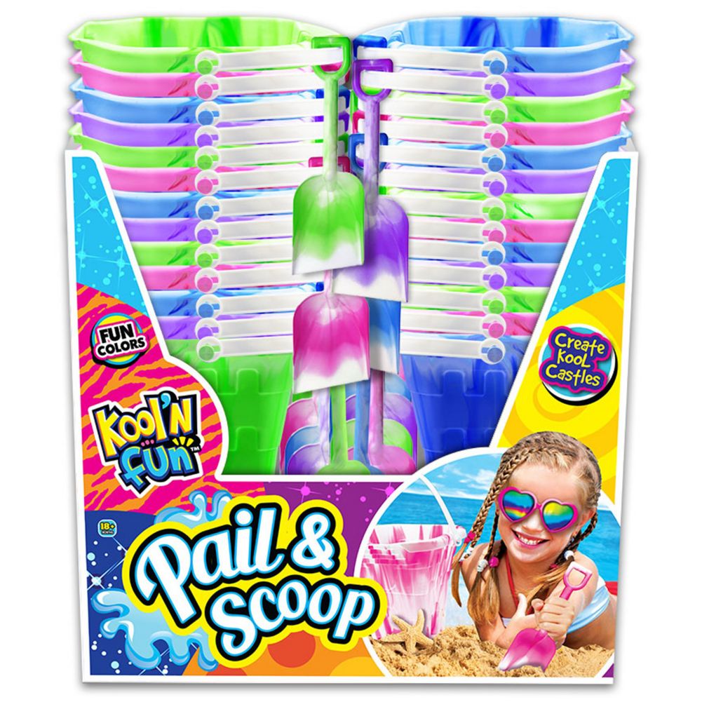 JaRu 6571 Pail And Scoop Sandbox Toy Wasserstrom