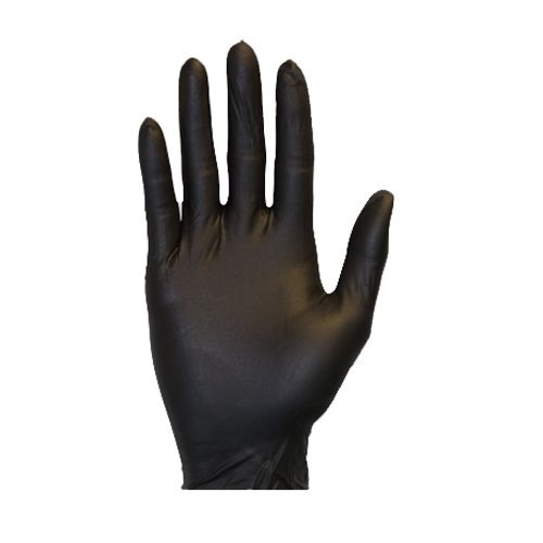 The Safety Zone GNPRMDBK Black Medium Nitrile Glove 1000 / CS