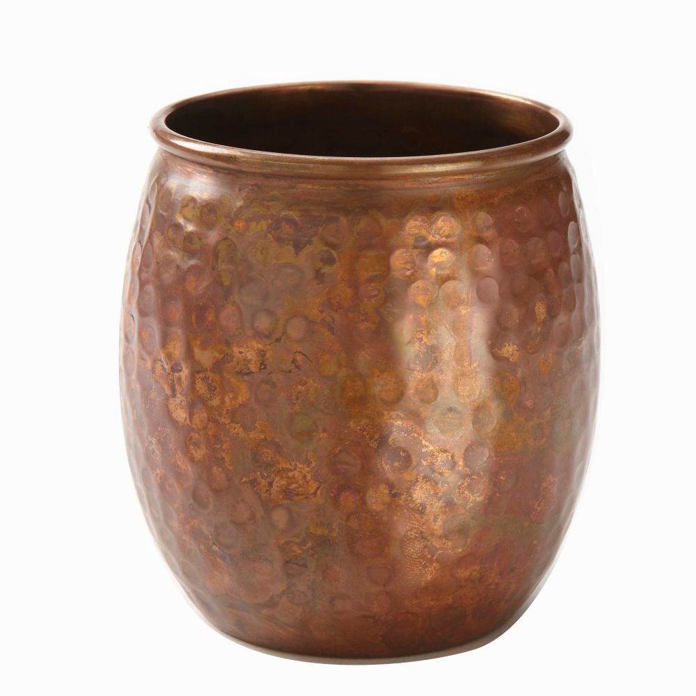 American Metalcraft ACTH Antique Copper 14 Ounce Hammered Tumbler