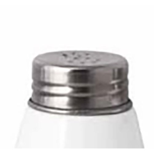 FOH TSP009WHP22-LID Stainless Steel Salt & Pepper Shaker Lid - Set