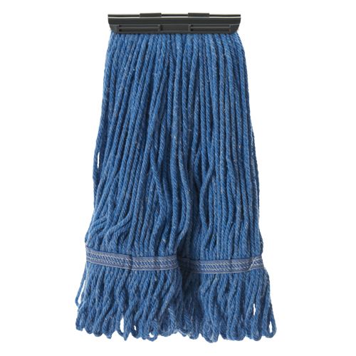 Ecolab 617001100 DuraLoc Blue 17 Ounce Looped End Mop Wasserstrom