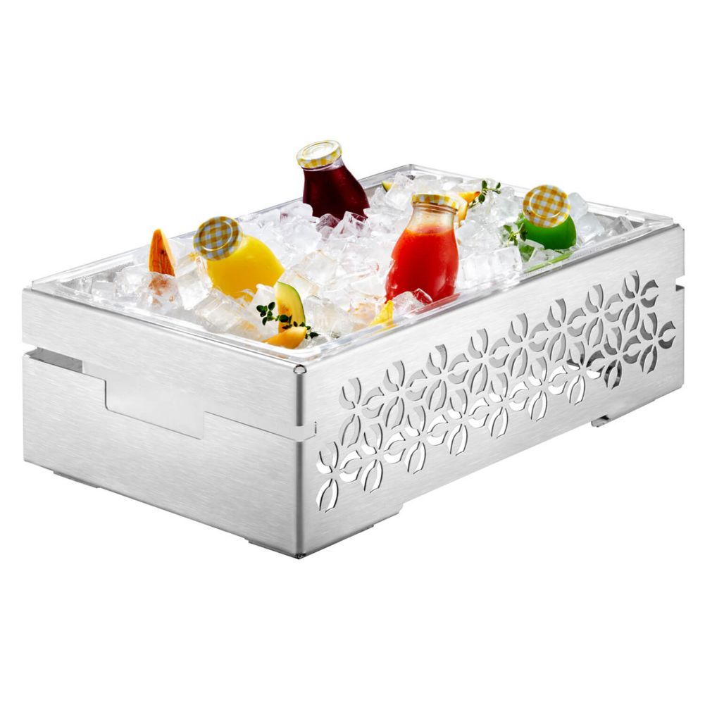 Rosseto SM112 Iris™ MultiChef™ 7" Chafing Base Wasserstrom