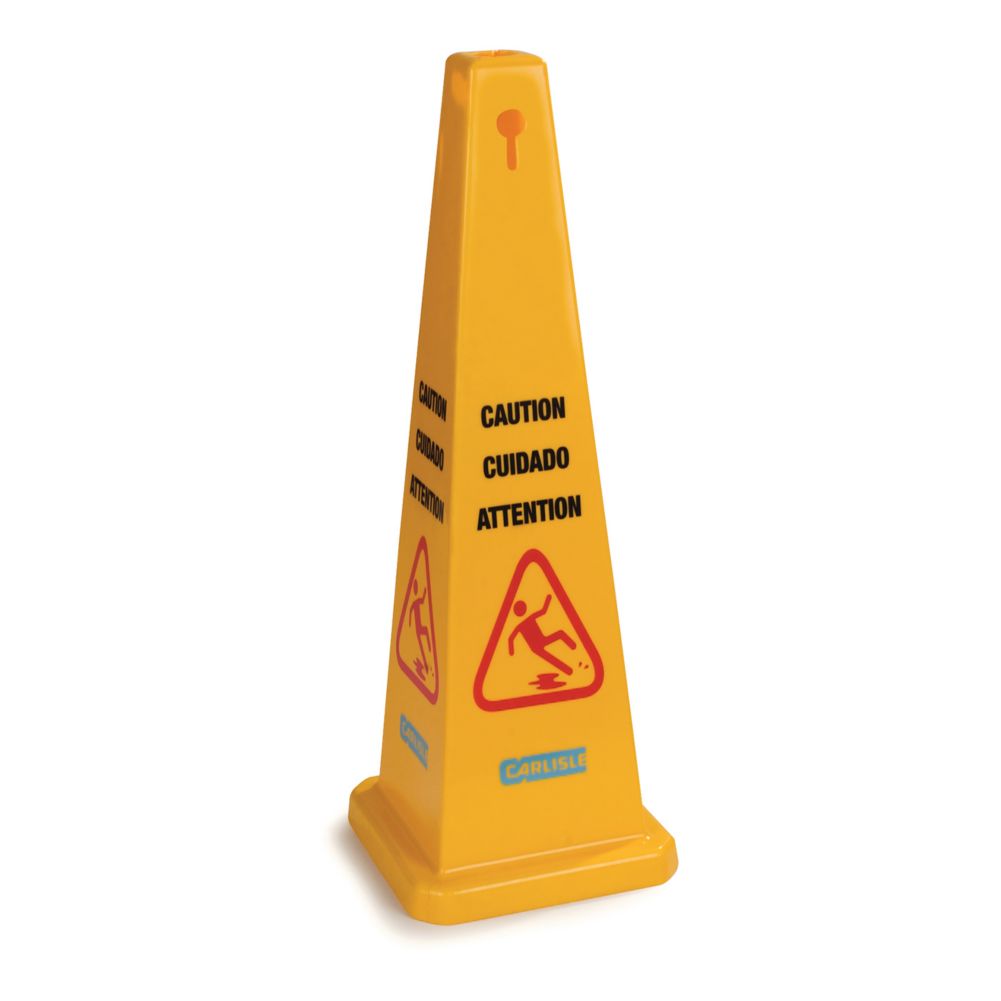 Carlisle 3694104 Yellow 36" Caution Cone