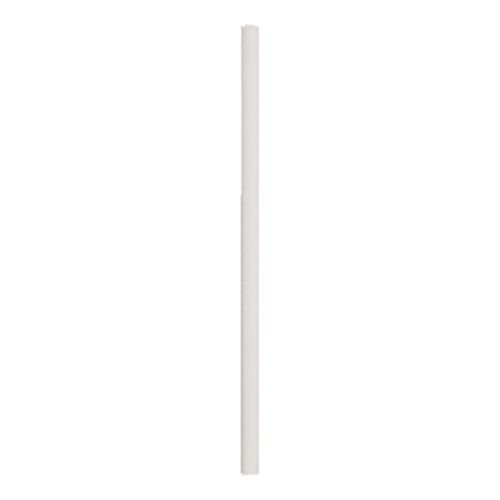 Hoffmaster 600252 Unwrapped 8.5" White Paper Straw - 1500 / CS
