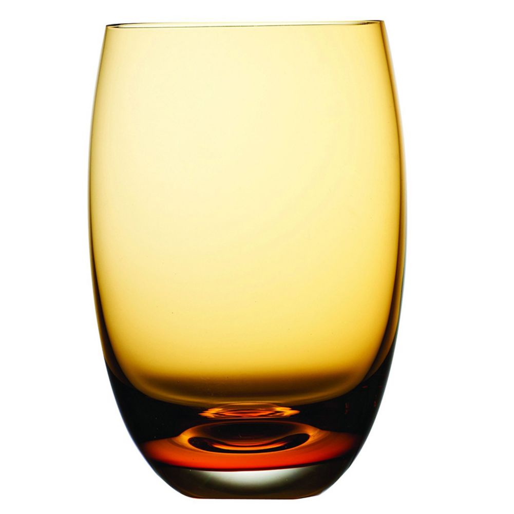 Hospitality Glass Brands 12925AM024 Amber 13.5 Oz. Tumbler 24 / CS
