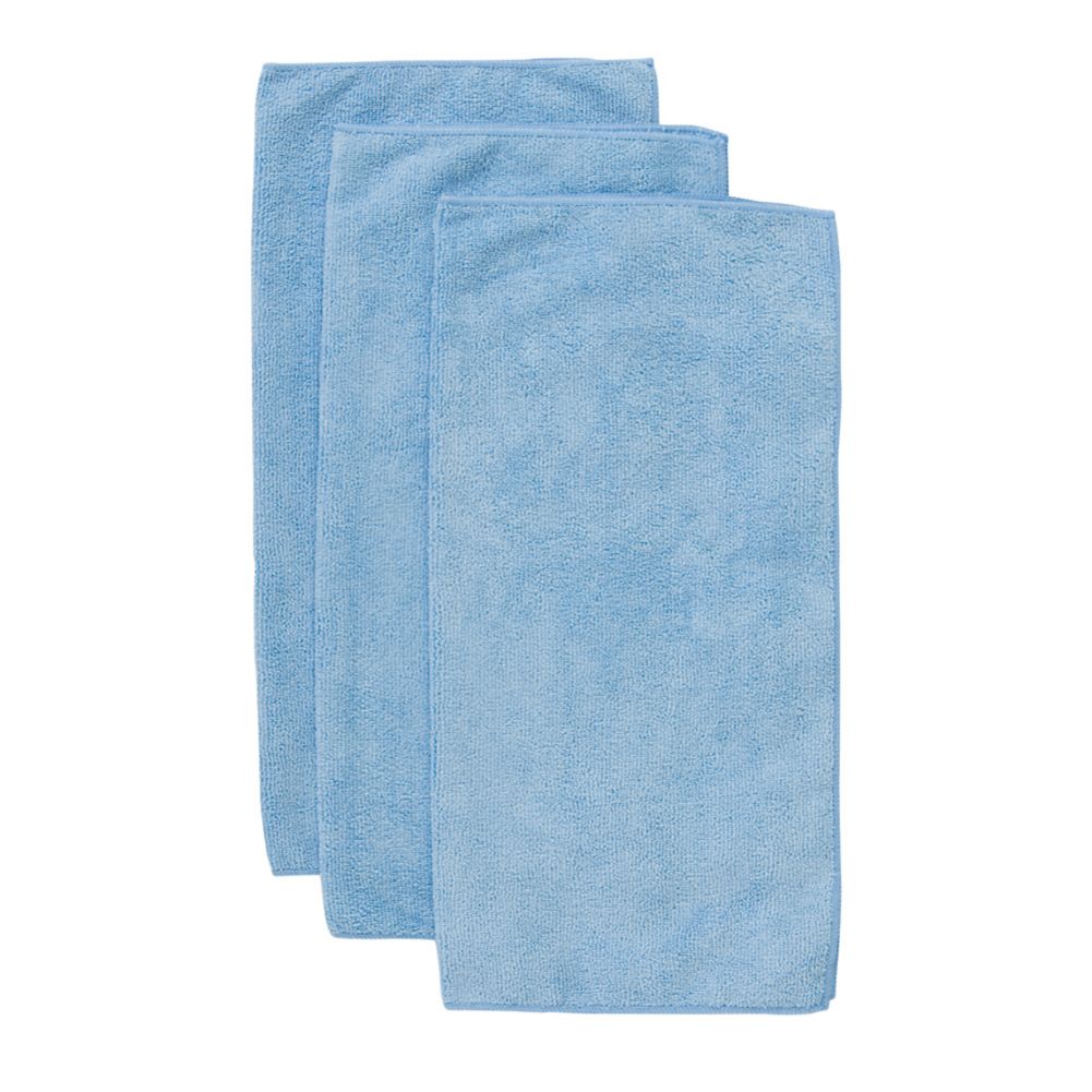 Chef Revival MF100BL Blue 16 x 16" Microfiber Towel - 6 / PK
