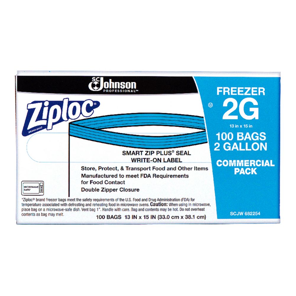 1 2 gallon freezer bags