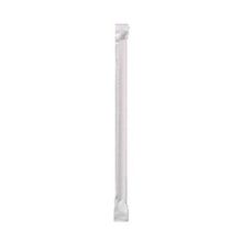 These white 7.75&quot; paper straws are a great alternative to plastic straws and are better for the environment.