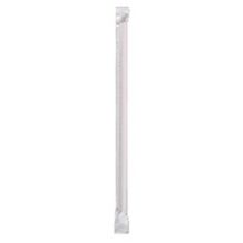 These white 10.25&quot; paper straws are a great alternative to plastic straws and are better for the environment.
