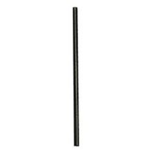 These black 5&quot; paper cocktail straws are a great alternative to plastic straws and are better for the environment.