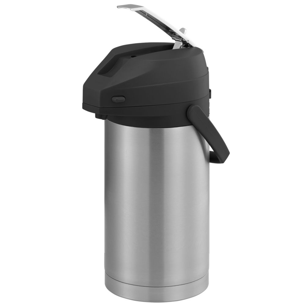 Service Ideas CTAL37BL Black 3.7 Liter Airpot with Lever Lid