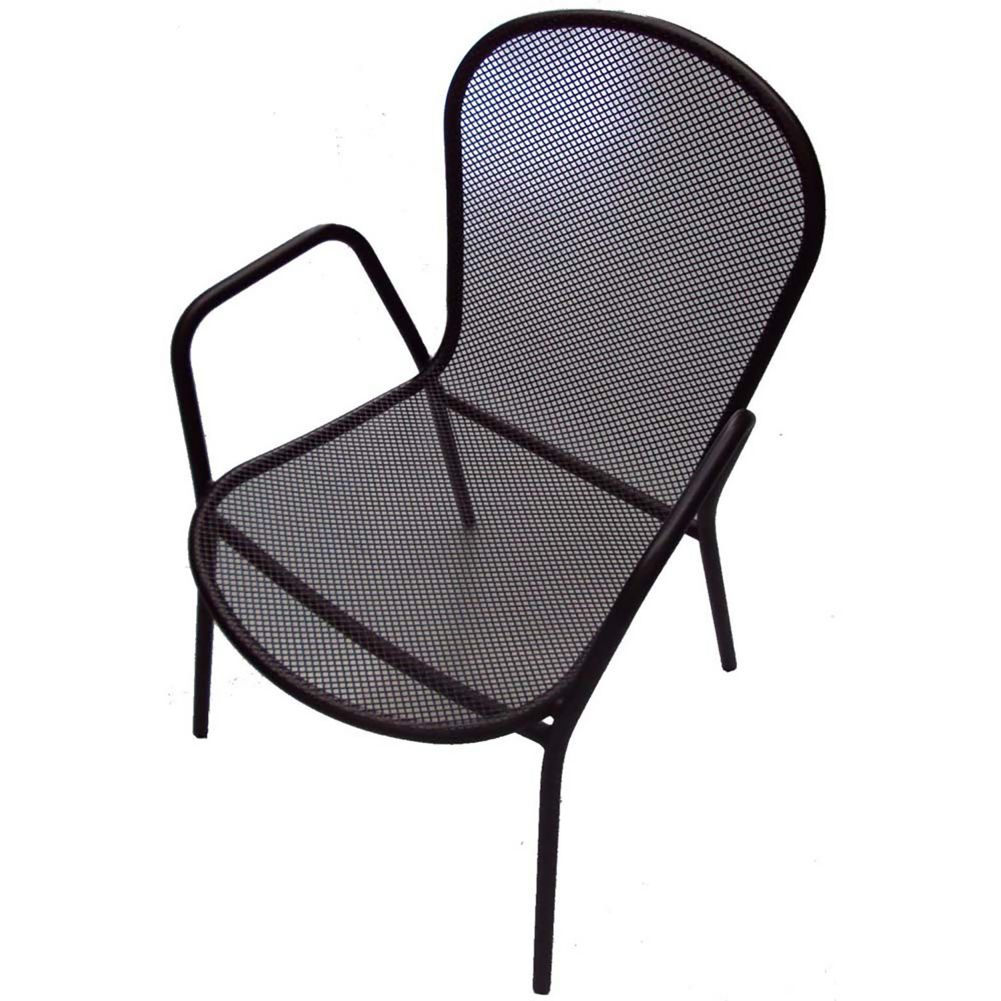 Plantation Prestige 2041100-0450 Rockport Charcoal Dining Arm Chair