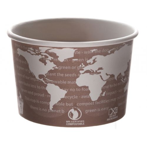 Eco Products EP-BSC8-WA World Art 8 Ounce Soup Container - 1000 / CS
