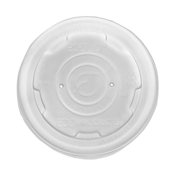 Eco Products EP-ECOLID-SPS Soup Lid f/ 8 - 10 Oz Container - 1000 / CS