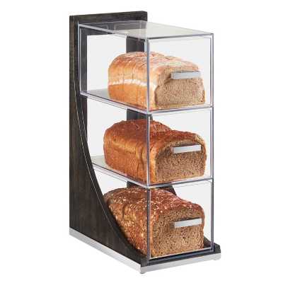 Cal-Mil 3815-87 Cinderwood 3-Drawer Bread Case