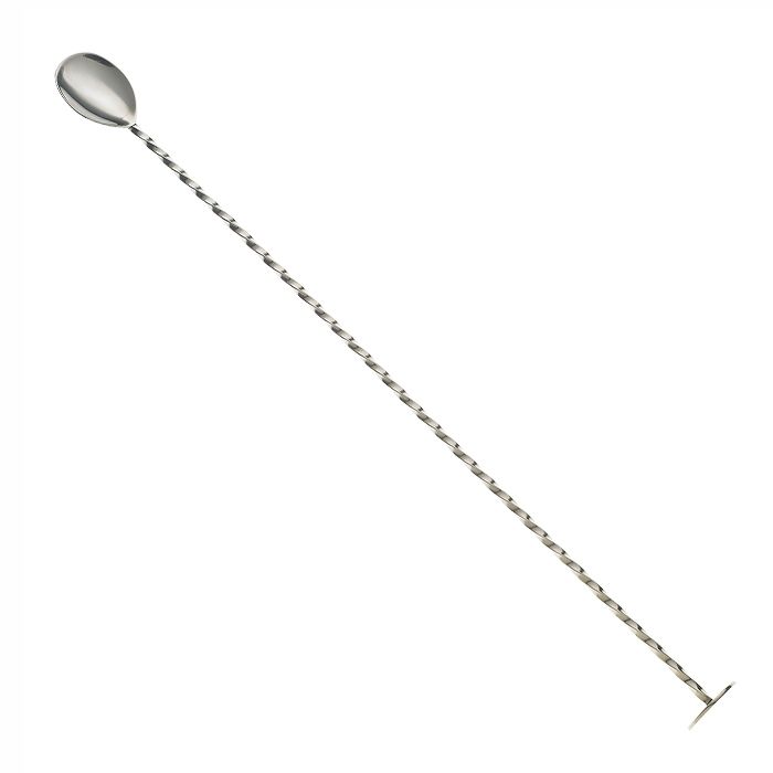 Mercer Culinary M37019 15.75" Flat-Top End Bar Spoon with Muddler