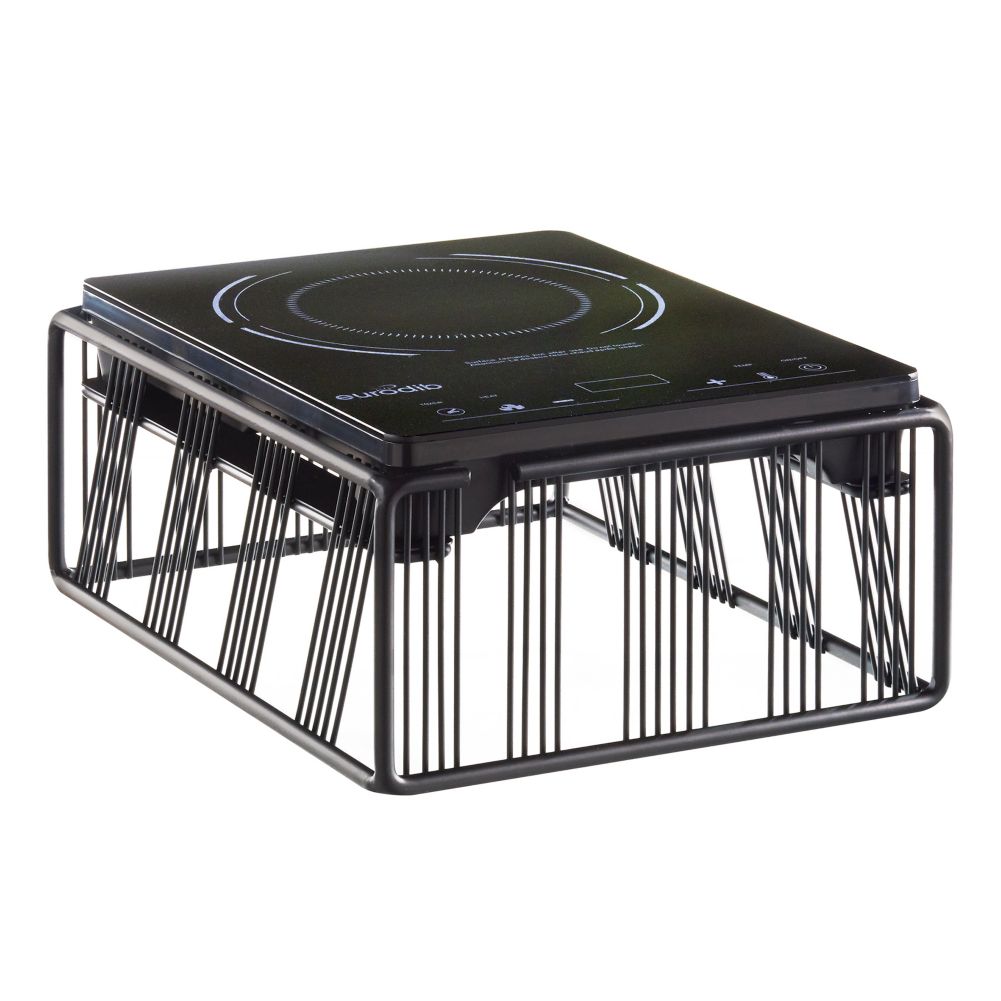 CalMil 410013 Portland Black Metal Induction Unit Wasserstrom