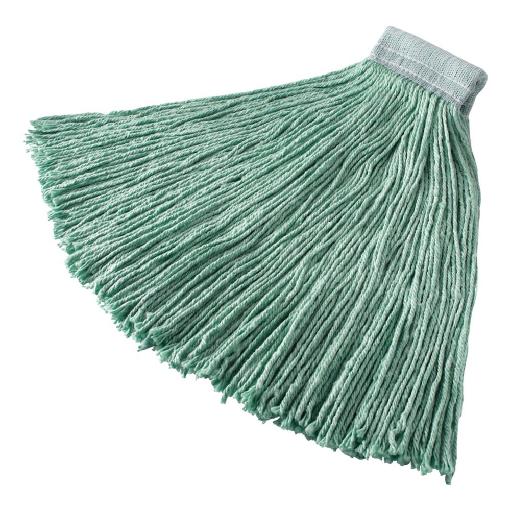 Rubbermaid FGF13700GR00 Green Synthetic Blend Cut-End 24 oz Mop