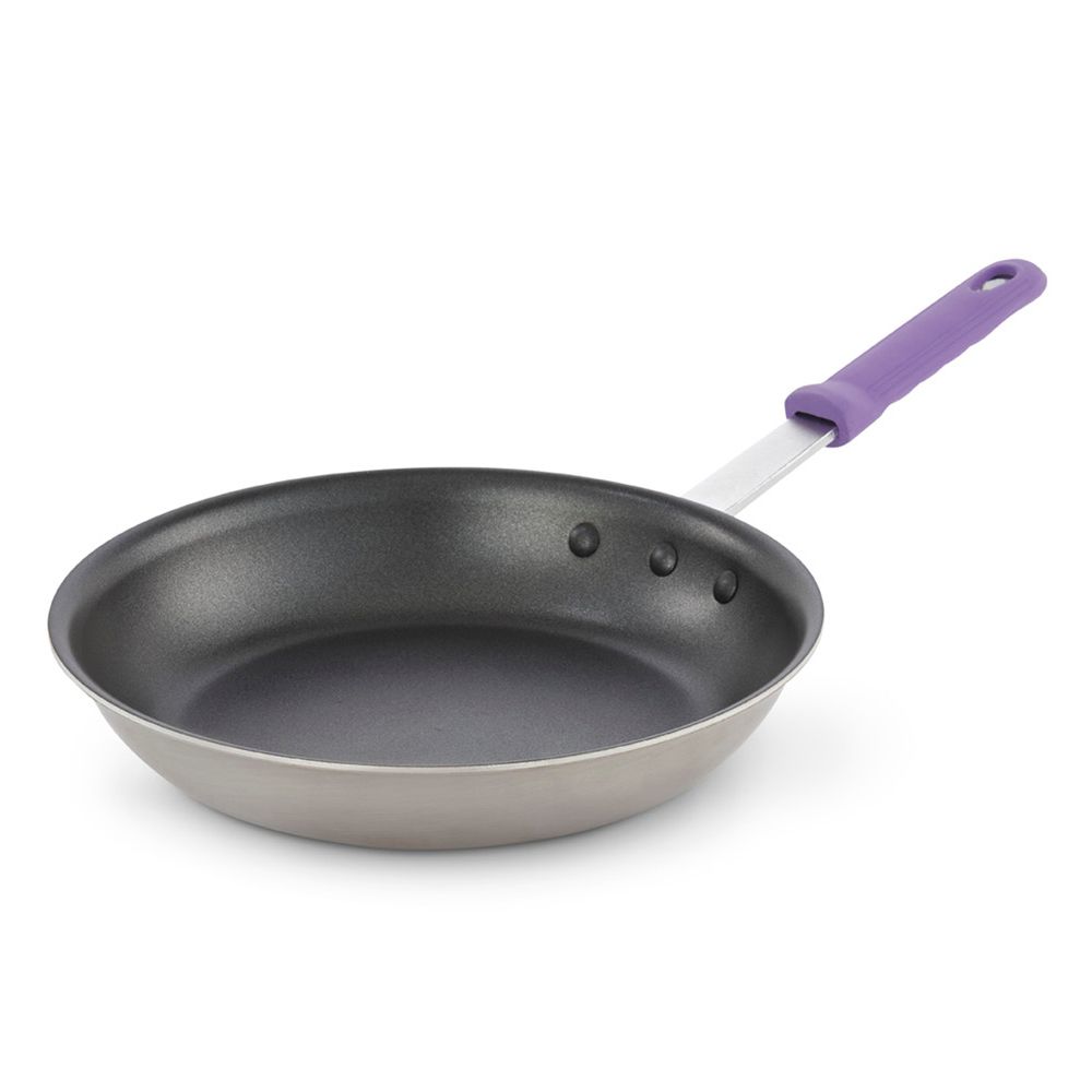 Vollrath 693208 Tribute 3-Ply Non-Stick 8" Fry Pan with Purple Handle