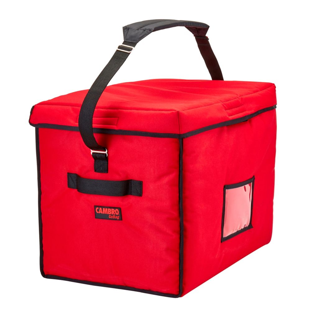 Cambro GBD211517521 Red 21" x 15" x 17" Stadium Delivery Bag