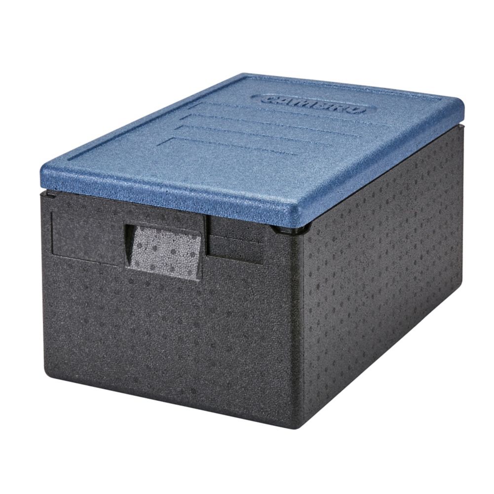 Cambro EPP180CLSW362 48.6 Quart Gobox Catering Box with Blue Lid