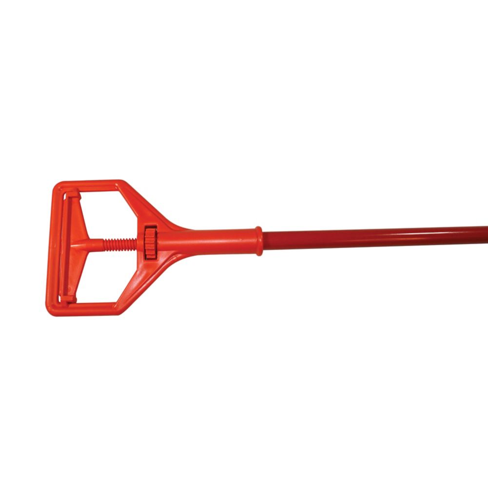 Impact® 64" Orange Plastic Janitor Mop Handle Wasserstrom