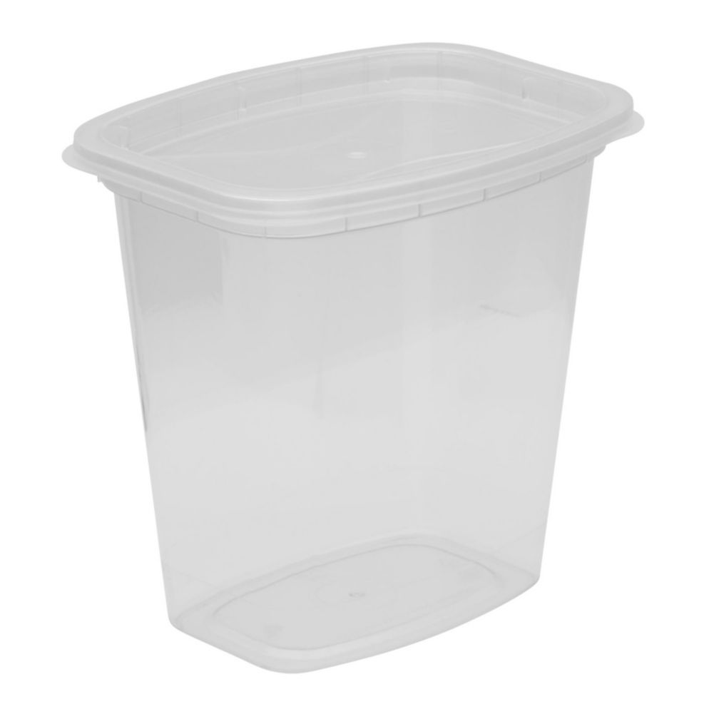 Cube Packaging DR-532-CB Translucent 32 Oz. Container - 200 / CS