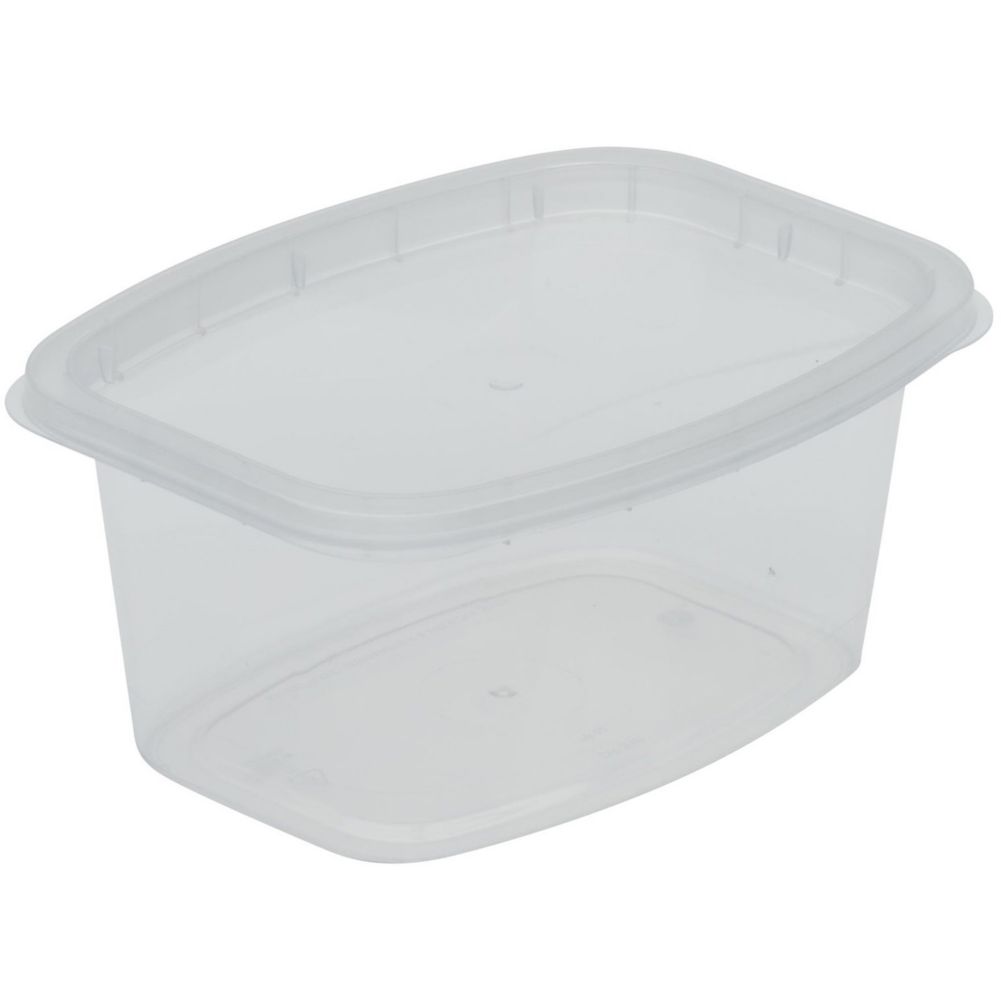 Cube Packaging DR-516-CB Translucent 16 Oz. Container - 400 / CS